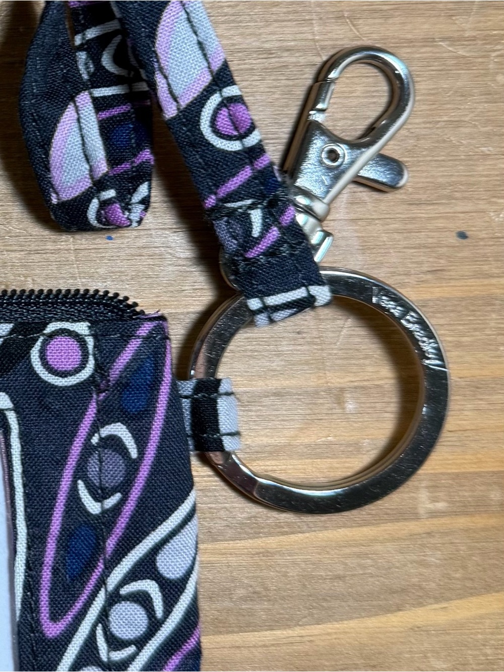 NWT Vera Bradley Zip ID & Lanyard - Mimosa Medallion Print - Picture 5 of 5